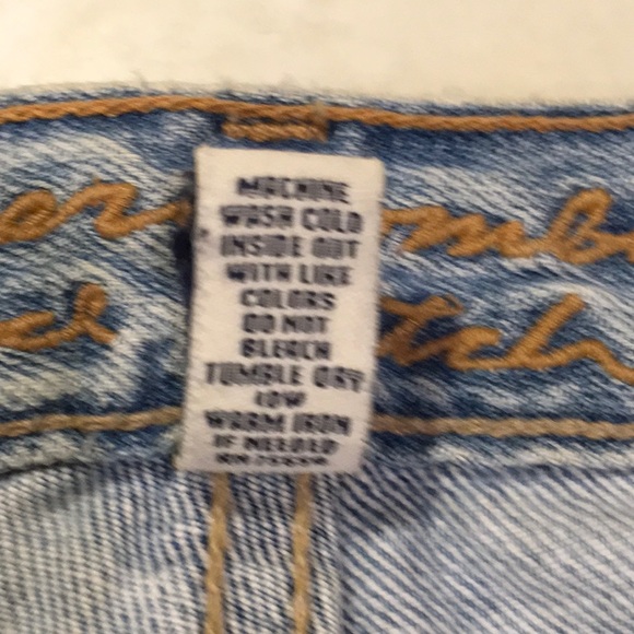 ABERCROMBIE & FITCH Womens Emma Very Distressed Jeans 25 - Picture 9 of 16